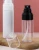 Import Cosmetic pump bottle 50ml 80ml 100ml packaging spray bottle PET white black plastic spray bottle from China