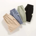 Cotton pants for boys 2-8 years old boys childrens casual pants unisex childrens pants