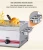 Import Counter Top Three Cylinder Stainless Steel Gas Deep Pressure Fryer from China