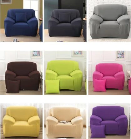 Cover For Sofa Solid Color Elastic Sofa Cover Soft Sofa Cover Armchair