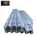 crash safety barrier guardrail for road three waves crash barrier high speed traffic barrier