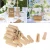 Import Creative business card holder note photo holder wooden crafts party supplies decorations wood business card holder from China