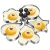 Import Creative stainless steel omelette steamed poached egg fried egg cake model from China