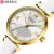 Import CURREN 2021 new luxury brand quartz movement fashion ladies wristband leather watch from China