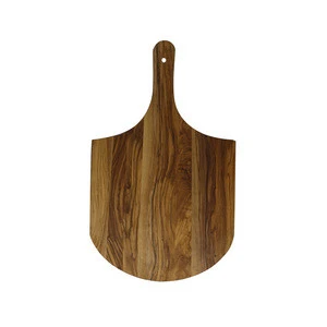 Custom 12 inch Olive Wood Board Paddle Pizza Peel with 8mm Handle
