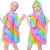 Custom 3D Digital Printing Thickened Children&prime; S Hooded Beach Towel
