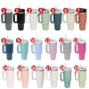 Custom adventure H2.0 stainless steel double walled travel coffee mug 40 oz tumbler metal cup with handle and straw