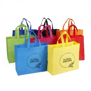 Custom Eco Friendly Non Woven Bags Shopper Tnt Fabric Handle Bag