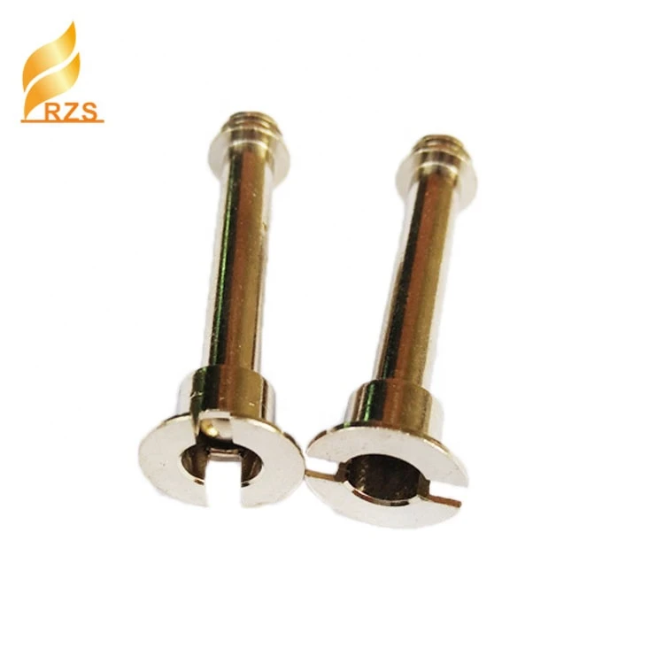 custom high precision turning milling cnc lathe copper parts nickel-plated machine service