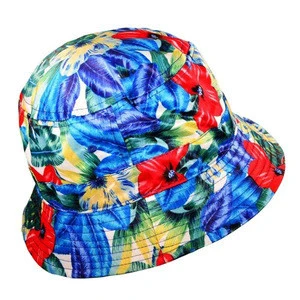 custom high quality print pattern cheap man bucket hat/ finsherman bucket hats