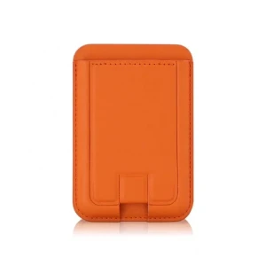 Custom Leather Card Wallet Magnetic Phone Case Card Holder With Stand Credit Card Holder For Iphone 16/15/14 Series