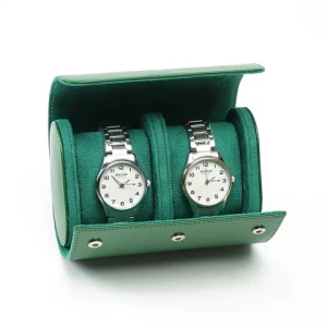 Custom logo Watch Roll 1 Slot Leather Luxury Watch Gift Box Watch Storage Travel case Custom colors