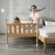 Import Custom Made Eco-Friendly Large Size Beech Wooden Children Baby Bed Cribs Cot from China