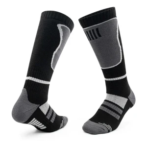 Custom outdoor ski socks long tube warm adult mountaineering shock absorbent socks medium tube sweat-absorbing sports socks