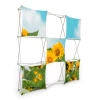 Custom Portable Folding Durable Media Banner Display Frame Pop Up Tension Fabric Backdrop Display Banner Stand
