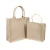 Import Custom Printing Logo Natural Burlap Tote Bag Gunny Jute Shopper Bags from China