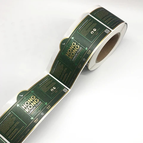 Buy Custom Printing Machine Roll Sticker Adhesive Vinyl Food Glass ...