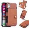 Custom pu leather card slot kickstand cell phone case for mobile phones accessories