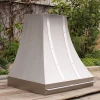 Custom Range Hood Shell with towel bar design / Custom designed and fabricated Stainless Steel range hood