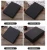 Import custom recycled logo lid and base kraft black paper gift packaging box from China