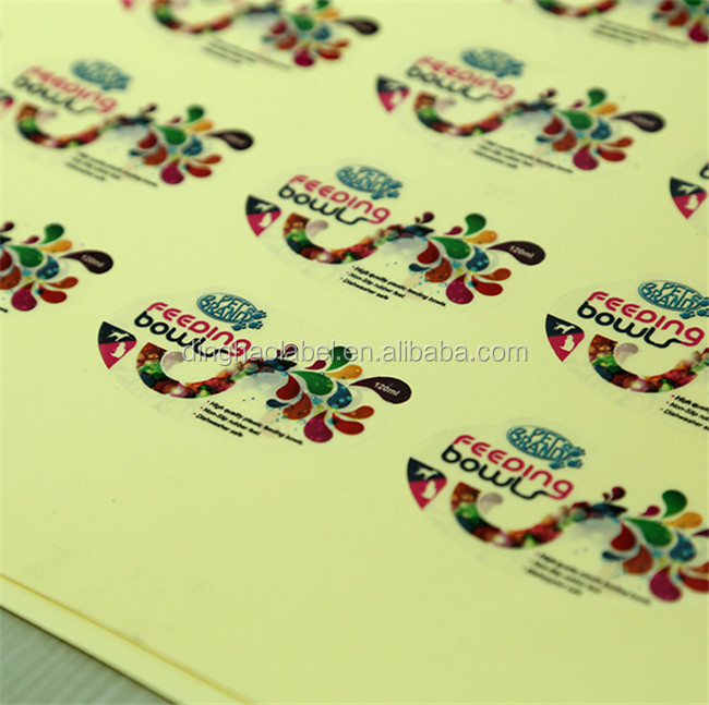 Buy Custom Self Adhesive Clear Label Stickers Printing from Shenzhen