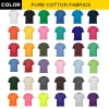Custom sublimation print Logo Slub cotton O-neck t-shirt  100% cotton mens t shirts