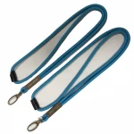 Custom Tubular Lanyard Woven Neck Strap Round Jacquard Cord Lanyard