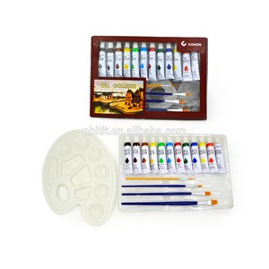 Customized color and the LGO latest hot resistant oil paint set for kids
