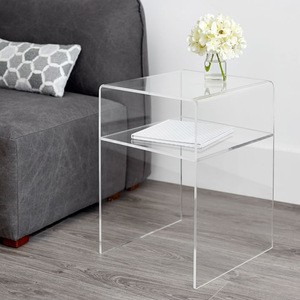 Customized High Quality Acrylic Furniture Modern Nightstand End Side Table
