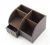 Import customized leather office storage box desk organizer from China