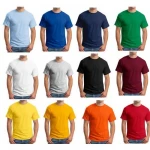 Customized Logo Blank Cotton Tshirt for Men Women Plain Color Modal Polyester Printing T-shirt