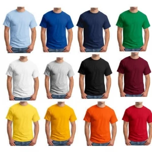 Customized Logo Blank Cotton Tshirt for Men Women Plain Color Modal Polyester Printing T-shirt