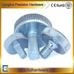 Customized M3 M4 M5 M6 M8 Carbon Steel Knurled Thumb Screw
