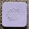 customized promotional clear acrylic soap stamp