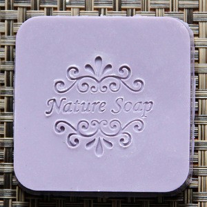 customized promotional clear acrylic soap stamp