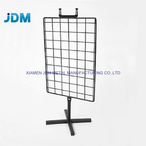Customized shop store metal wire rotating counter tabletop display stand hot sell