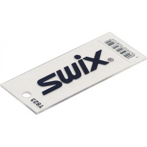 Customized size logo clear acrylic ski wax scraper