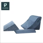 customized wholesale Adjustable 4pcs Folding Memory Foam sponge Reading Wedge Pillow  Foam 3 pcs