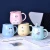 Import Cute Ceramic Handmade Mug Couple Creative Mug With Lid Sealed Straw Ceramic Mug from China