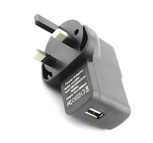 DC5V 1A UK 3pin USB Wall Charger Plug Power Adapter for Tablet PC Ebook Reader