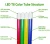 Import Decorative 9W 12W 18W RGB Colorful Led Tube with CE RoHS from China