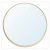Import Decorative Modern Stainless Steel aluminum alloy frame round mirror home decor wall mirror from China