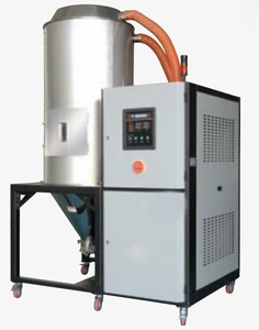 dehumidifier drying loader plastic raw material hopper dry 100kg hopper dryer for plastic injection molding machine
