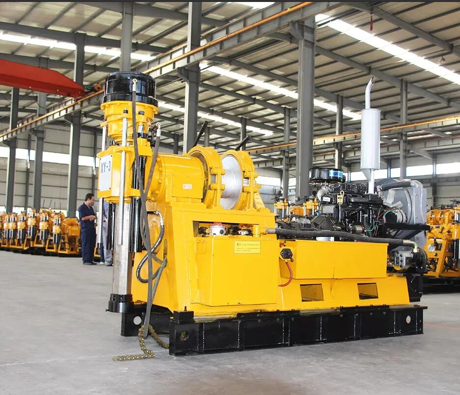 Diesel engine drive water well drilling machine / mini water well drilling rig price