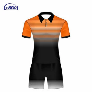 Directly factory hot selling new design badminton uniform set sublimation badminton shirt