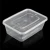 Import Disposable Plastic Microwave Rectangle Food Container or Lunch Box for Take Away from China