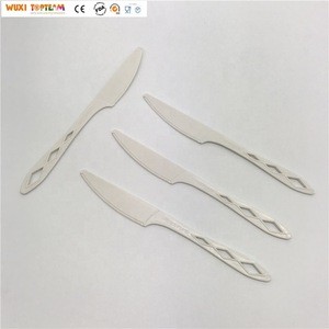 Disposable&amp;Compostable 6.7 inch CPLA Biodegradable Knife Spoon Fork Cutlery Set