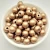 Import DIY 8/10/12mm Gold Silver Natural Wooden Beads Round Ball Loose Wood Spacer Beads For Jewelry Making Accessories from China