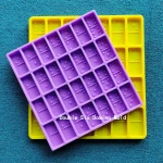 DIY Crystal Craft Resin mold Professional Size Domino 3D Silicone Mold