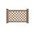 Import DIY fireproof  Outdoor home and garden patio easy installation customized size composite wood wpc railing from China